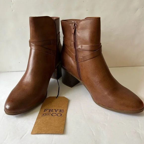 FRYE AND CO. | Shoes | Nwt Frye Co Ankle Boots 1 M Cognac  display picture 1